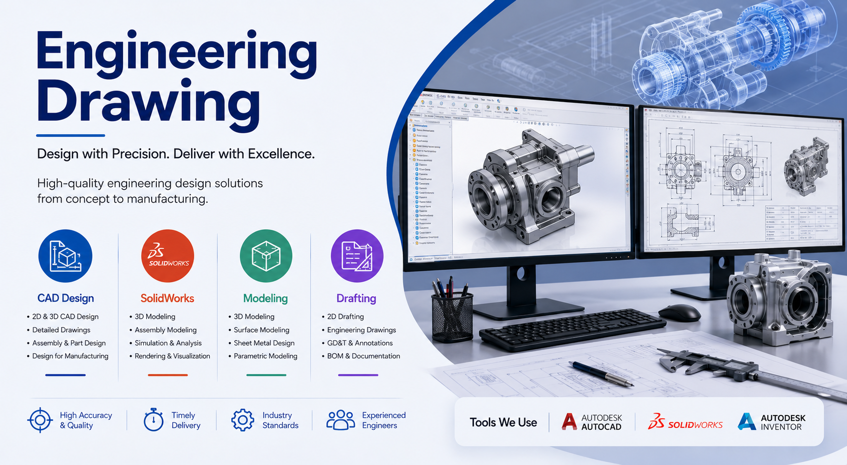 Engineering Drawing - design with precision, deliver with excellence